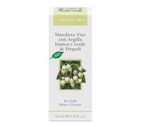 L'Erbolario Maschera Viso All'Argilla E Alla Propoli Pelli Miste E Grasse, 50ml