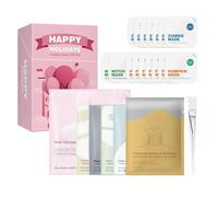 Maschera viso da donna, rivitalizzante e idratante per la cura della pelle, 1 set, maschera di bellezza, confezione illuminante per il viso, pulizia profonda dei pori, per feste, compleanni, feste