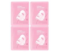 Maschera Viso | Kit Di 4 Prodotti Per La Cura Della Pelle Con Luminosità | Cerche Idratanti Rassodanti Riempolpanti Per Occhi E Collo | Trattamento SPA Notte