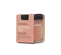 Maschera Viso Naturale all' Argilla Rosa | Per pelle secca, matura - Almara Soap