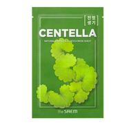 The Saem. Maschera facciale con Centella Asiatica. Mask Sheet Natural. Effetto calmante e idratante. Pelle piena di sostanze nutritive. 1 uso singolo. Contenuto 21 ml.
