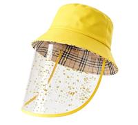 Maschera Viso Per Cucinare Protezione Facciale Completa Trasparente | Maschera Protettiva Completa Viso Cucina Per Frittura In Immersione Zuppa Bollente BBQ Grigliata Giardinaggio Giallo