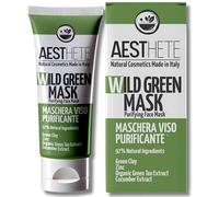 Maschera Viso Purificante 250ml con Argilla Verde e Zinco - Seboregolatrice Naturale per Pelle Grassa Mista Sensibile - Contro Brufoli, Acne e Punti Neri - Uomo Donna - 97% Naturale