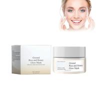 Maschera viso Riso & miele, Rice Miele Spa Mask Rice Beauty Mask Ground Rice And Honey Glow Mask Riso Polvere Glow Maschera Glow di Riso Macinato E Miele, Rice Céramide Cream Per Tutti i Tipi di Pelle