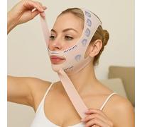 Maschera viso riutilizzabile V-Line - KIMLIFT per linea di mascella definita, fascia elastica traspirante per uso notturno