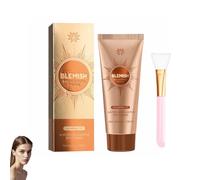 Maschera viso schiarente anti macchie, essenza smacchiatore di erbe 2025, dissolvenza Luminance Boost Spot, levigatura delle rughe, pulizia dei pori, maschera sfoderabile profonda per pelle radiosa