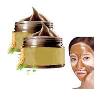 Maschera viso staccabile al ginseng coreano,Maschera viso al ginseng, Maschera al ginseng antietà per il viso, Maschere viso staccabili,Maschera viso al ginseng alle erbe (2pezzo)