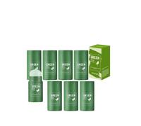 Maschera Viso Stick Tè Verde 2 Pezzi Punti Neri e Argilla Verde | Set 2 Stick: detersione profonda e rimozione punti neri. Argilla purificante per pelle mista e grassa, effetto mat.