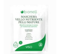 Maschera viso tessuto vello pelli mature Bionell collagene olio di oliva 6pz