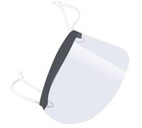 Maschera Viso Trasparente Monouso per Salone, Protezione Occhi e Viso | Plastica, Uso Domestico, Aiuta a Tenere Lontani i Chioma da Occhi e Volto