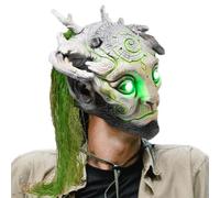 Maschera Viso Uomo Vecchio Costume Cosplay Realistico Testa Halloween