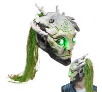 Maschera Viso Uomo Vecchio Costume Cosplay Realistico Testa Halloween