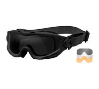 Wiley X Spear Occhiali 3 Lenti Balistiche All'Aperto Nero Opaco Montatura