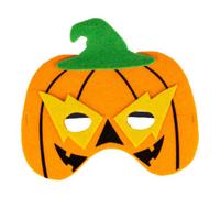 MASCHERA ZUCCA BIMBO IN FELTRO CON CAVALLOTTO. DISTRIBUITO DA CARNIVAL TOYS