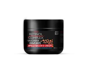 MASCHERACAPELLI SECCHI E CRESPI OLIO DI COCCO MANDORLE ARGAN 500ml - Keratin Retinol complex