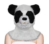 Maschere Animali Adulti Cappuccio a Forma di Orso in Peluche Realistico e