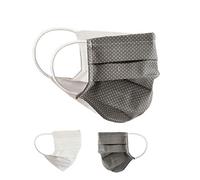 Maschere comunitarie Set da 2 confezioni Mascherina di fortuna unisex maschera di protezione della bocca reversibile protezione della bocca e del naso maschera reversibile con motivo cotone BCI lavabile