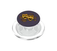 Maschere del teatro della commedia dell'oro e della tragedia PopSockets PopGrip per MagSafe