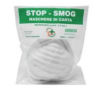 Maschere di carta stop-smog monouso 3 pezzi