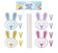 Maschere Di Coniglio Di Pasqua 4 Pezzi Fai Da Te Attività Creative Per Bambini