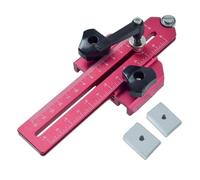 Maschere di posizionamento della pista a T Strisce sottili Guida per taglio su legno Minimizza le vibrazioni Compatibile con slot a T 3/8x3/4 Maschera da taglio regolabile per strappi sottili