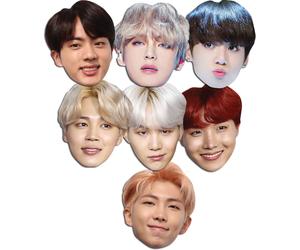 Maschere Facciali 2D Bangtan Boys Varietà Confezione Da 7 - K-Pop Con Suga E RM
