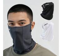Maschere facciali traspiranti per uomo e donna, protezione contro venti freddi e polvere, leggera, maschera da ciclismo, protezione solare, scaldacollo, coprifaccia elastico e morbido, sciarpa per esc