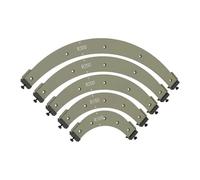 Maschere for angoli con raggio in plastica for la lavorazione del legno | 5 pezzi di strumenti for la lavorazione del legno