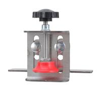Maschere in acciaio inox adatte per il posizionamento di ante di armadietti a scomparsa e verso il basso per installazione di porte di armadi con morsetto in acciaio inox