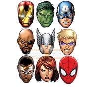 Maschere Mascherina Festa Ufficiale Marvel Super Eroi Avengers