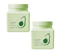 Maschere per capelli di terapia intensiva di avocado, maschera per capelli olio di avocado profondo, 300 g, nutrite e riparazioni asciutte, peli danneggiati, per donne e uomini, regalo perfetto (2pcs)