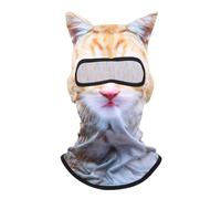 Maschere Per La Faccia Di Sheisty Da Sci Per Gatti 3d, Graziose Maschere Da Sci Di Gatti Con Orecchie, Copertura Per Sci Da Sci Divertente, Cappa Per Coppia Invernale Copertina Piena