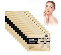 Maschere per Occhi in Oro 24k per Occhiaie E Borse - 12 Pezzi Con Collagene & Acido Ialuronico - Patch Antirughe E Anti-Aging - Cura Della Zona Occhi per Tutti I Tipi Di Pelle