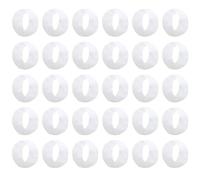 Maschere per Occhi Non Tessuto 80 Pezzi Bianco | Pezzi Monouso, Forma Cava Delicata, Uso Pratico e Comodo, Tessuto Non Tessuto, Colore Bianco