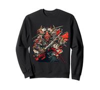 Maschere Samurai Spirito Guerriero Senza Paura Felpa