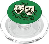 Maschere teatrali drammatiche Commedia e tragedia PopSockets PopGrip per MagSafe