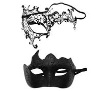 Maschere Veneziana,Halloween Maschera Mascherata Coppia Pizzo Occhio da Ballo Mascheras Carnevale per Donna Uomo Festa Vesti gli Accessori Halloween,Maschera Di Carnevale Veneziana,Karnevalsumzug