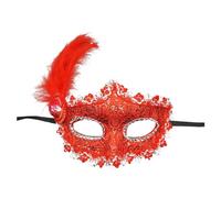 Maschere Veneziane Uomo, Protezione per Il da Ballo per Il Trucco da Donna Dipinta con Polvere d'oro Protezione per Il per Feste di a Mezza Faccia con più Angoli