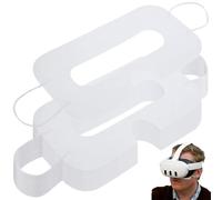 Maschere VR da 50 pezzi, mascherine VR monouso, mascherine VR igieniche per VR 3D, vestibilità comoda, compatibili con vari modelli (bianche).