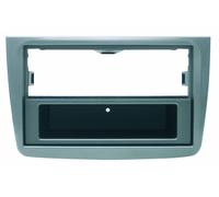 Mascherina 1/2 DIN per Alfa Mito -14 colore grigio metalizzato