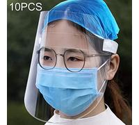 Mascherina 10 PCS Anti-Fog Anti-Oil maschera trasparente Viso Occhi Shield