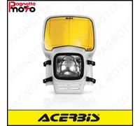 MASCHERINA ACERBIS PORTAFARO FARO ACER LBA BIANCO MOTO CROSS UNIVERSALE
