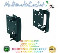 Mascherina Adattatore Autoradio DOPPIO 2 DIN Chrysler 300 C Sebring Voyager 3531