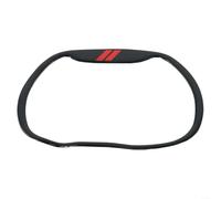 Mascherina anello volante ABS nero per dodge per challenger 2015-2020 | Materiale ABS di alta qualità, finitura nera, su misura per Dodge per Challenger 2015-2020, protegge il volante