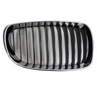 Mascherina anteriore destra per 1 e81 e87 e82 e88 2007+ cromata nera 51137166440