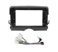 Mascherina Auto Da 9 Pollici Con Adattatore Decoder Can-Bus Pannello Di Montaggio Per Autoradio Android Per Toyota Per Reiz Per Mark X 2010-2013 POMPOMPUR(Frame Cable-Matte)