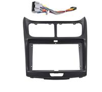 Mascherina Auto Da 9 Pollici Montaggio Su Cruscotto Con Cornice Per Lettore DVD Doppio DIN Per Chevrolet Per Sail 2004-2014 CFCPKOYOZD(Black- frame-cord)