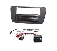 Mascherina autoradio 1/2 DIN per Seat Ibiza dal 2008 al 2014