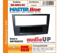 MASCHERINA AUTORADIO 1 DIN OPEL ZAFIRA DAL 2005 AL 2011 ADATTATORE SINGOLO DIN