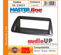 MASCHERINA AUTORADIO 1 DIN PER FIAT BRAVA. ADATTATORE RADIO SINGOLO DIN
